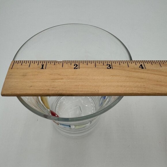 Hand Blown Fused Art Glass Flared Tumbler - Picture 6 of 6